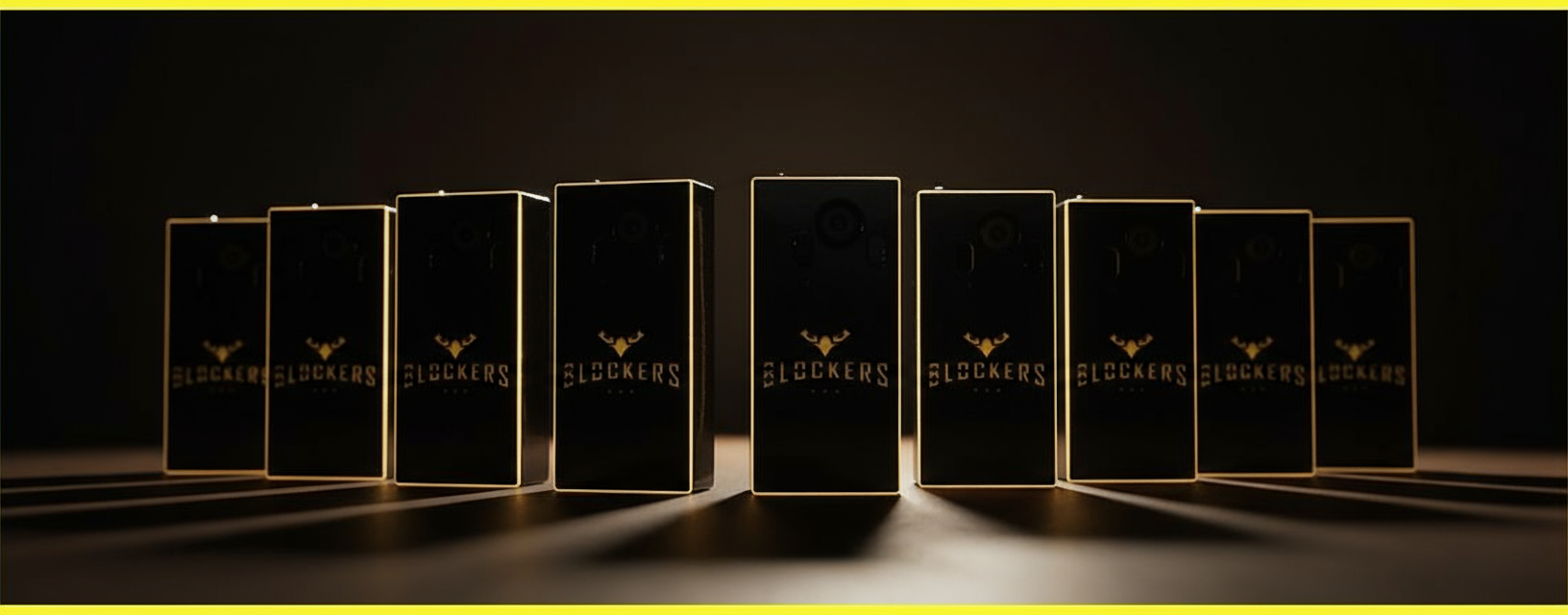 Multiple body cams with Blockers Inc branding